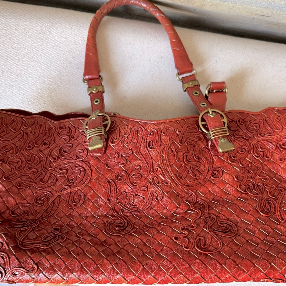 Bottega bag. Authentic Dark (burnt orange) color.